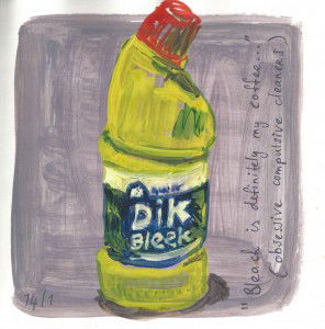 dikbleek