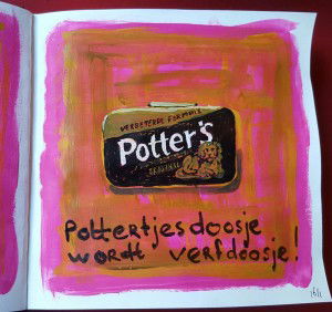 potterdoosje wordt verfdoosje