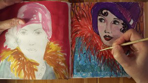 Gertrude aan het werk