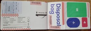 disposal bag vliegtuig
