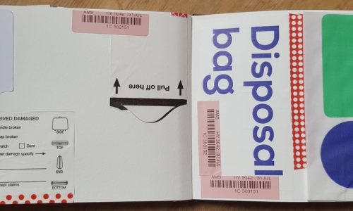 disposal bag vliegtuig