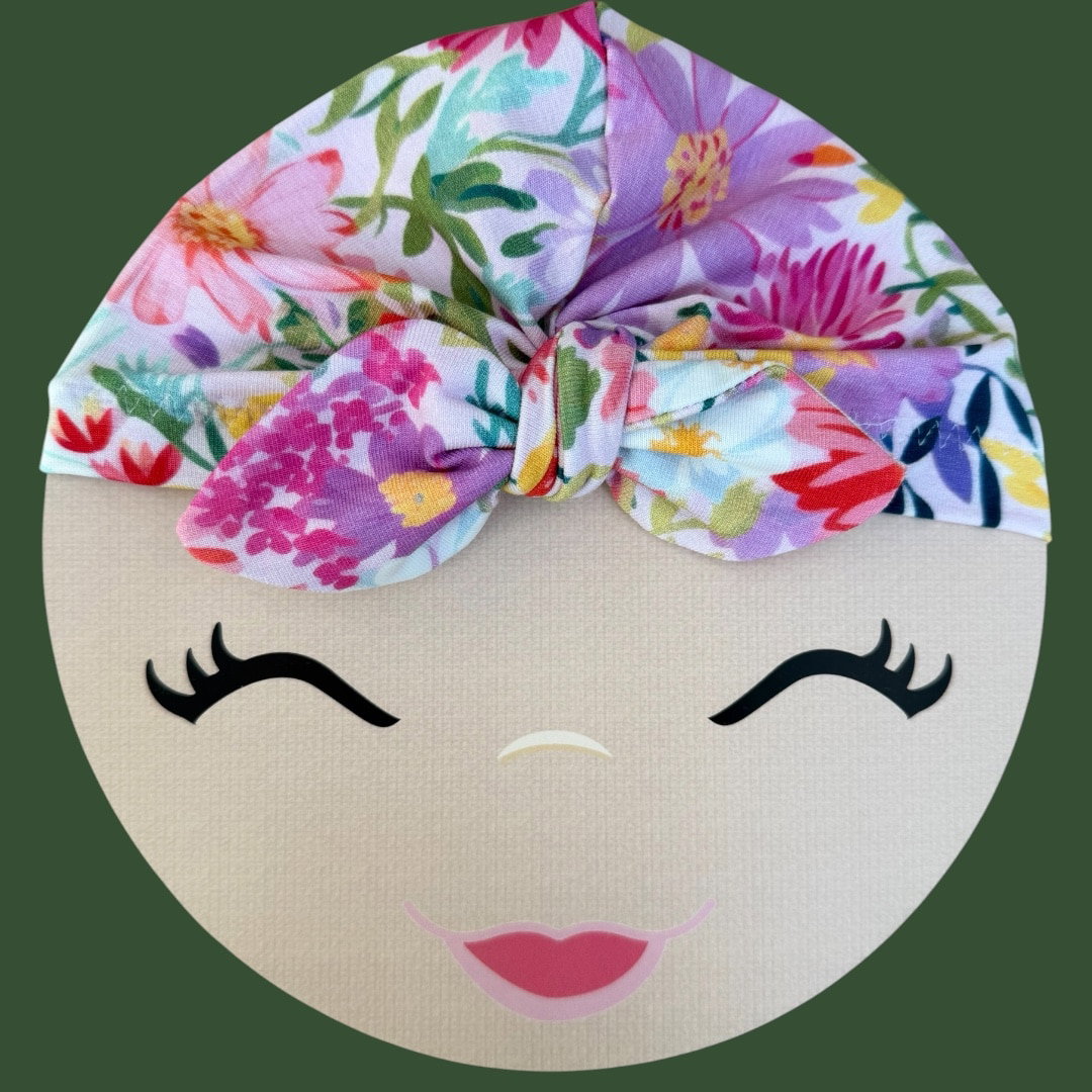 Strikmutsjes bloemen - Afbeelding 3