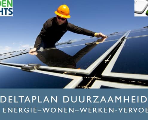 Deltaplan Duurzaamheid 3 Wonen werk energie | Partij Helder