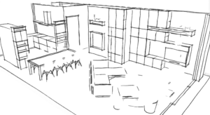 studio pauke sketch living 1