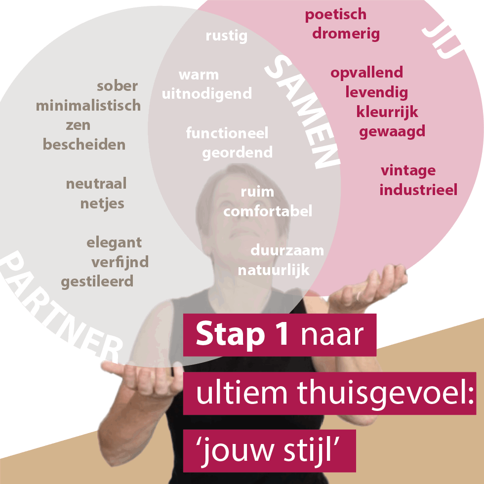 INTERIEURONTWERPER helpt je bij het vinden van je stijl