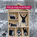 vrouw bewoont alle hokjes in 'letterbakhuis'