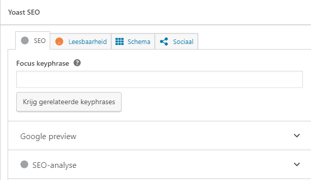 Yoast SEO.