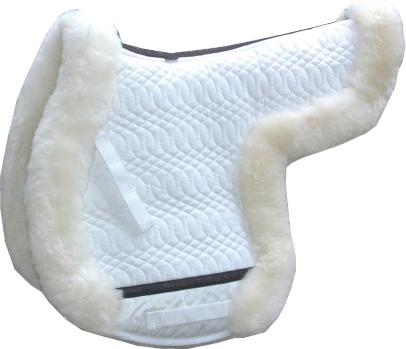 zadeldek de luxe wit wit Kopie